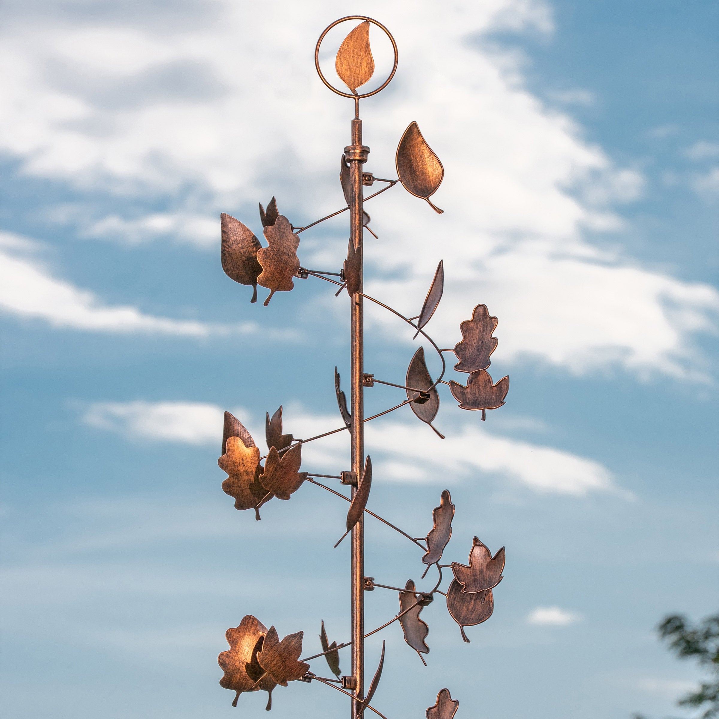 Southern Patio Falling Leaf Wind Spinner - Image 8