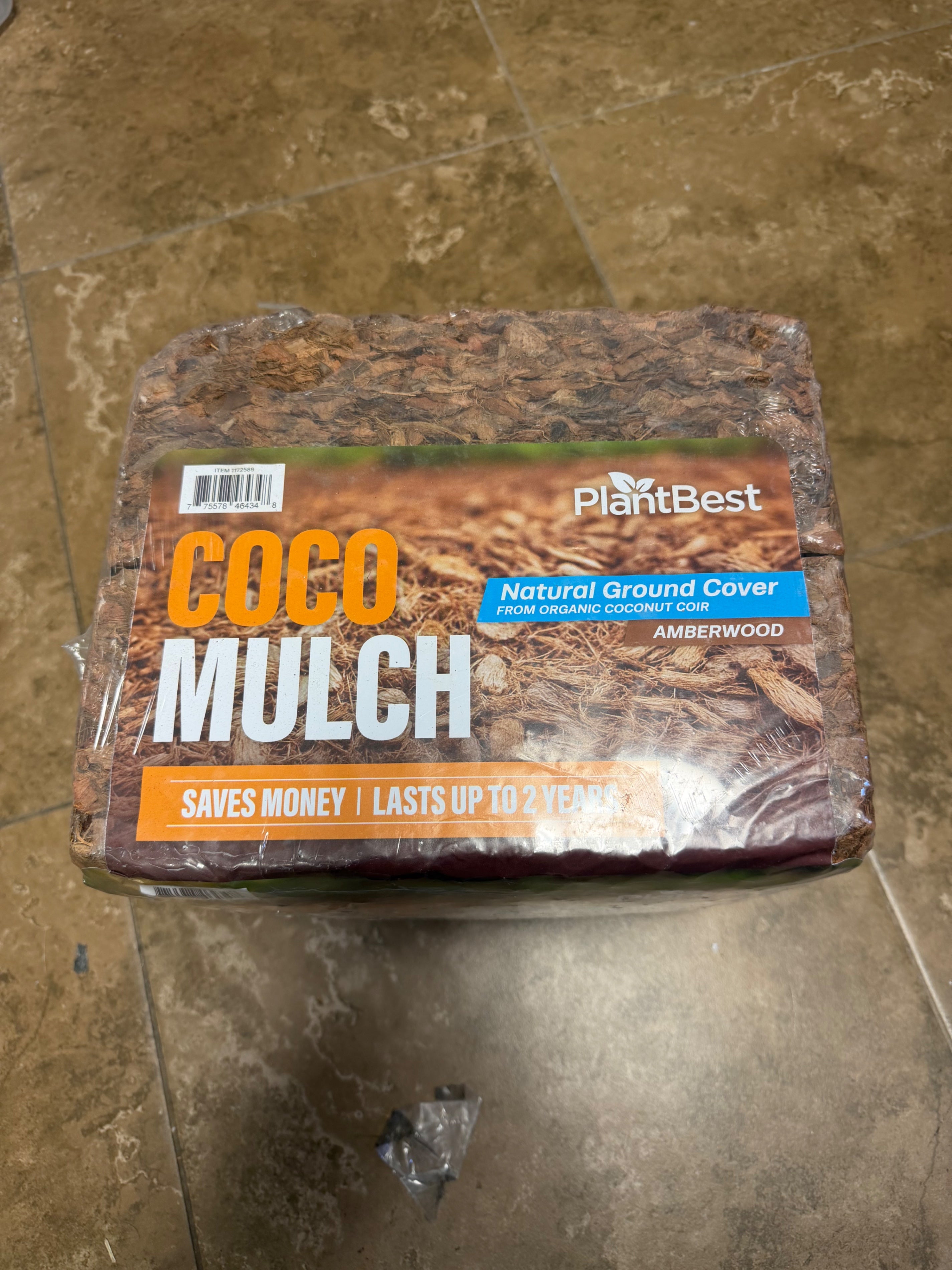 PlantBest Coco Mulch Natural Ground Cover 17.6 lbs - Image 2