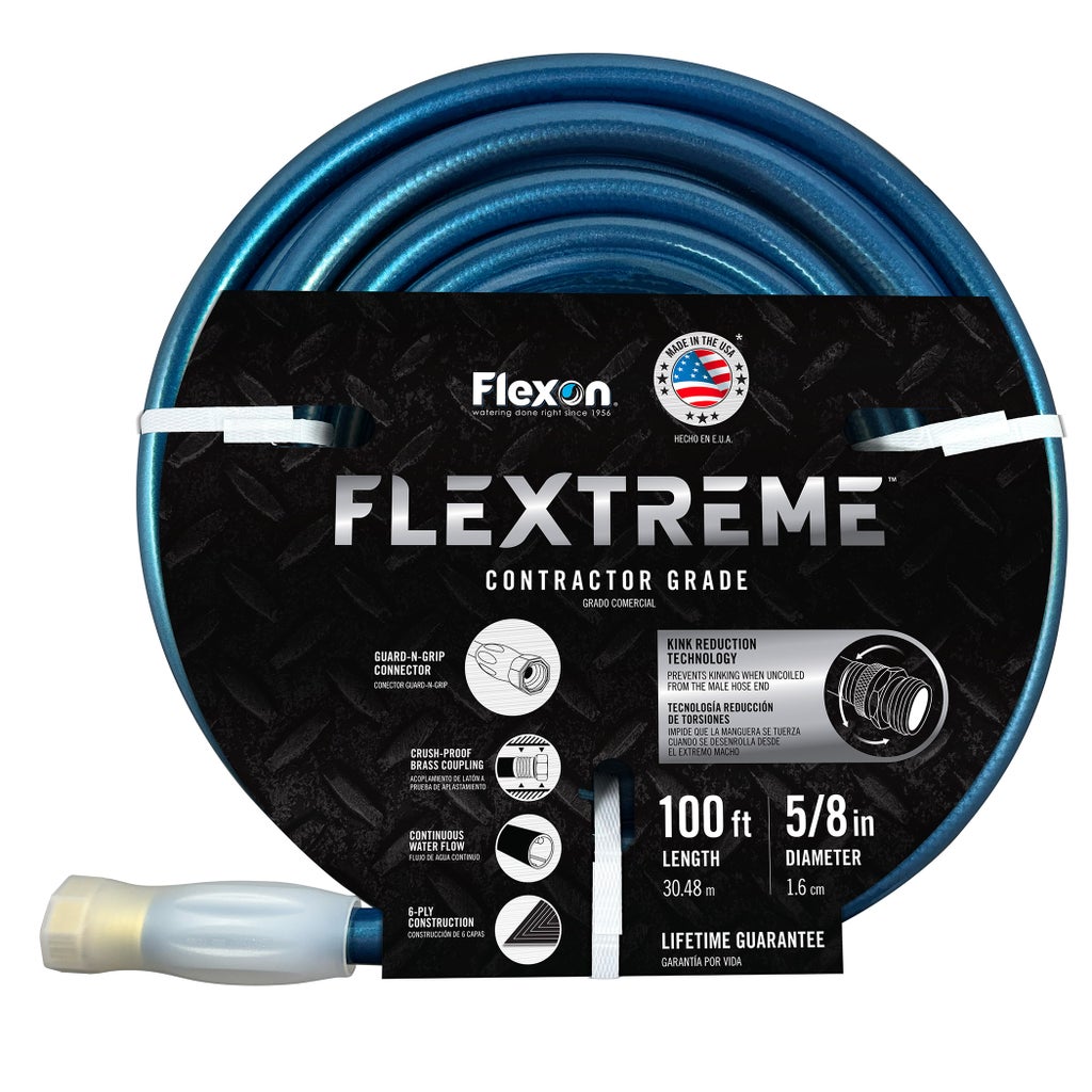 Flexon Contractor Grade Hose with Guard & Grip  5/8  X 100 - Image 5