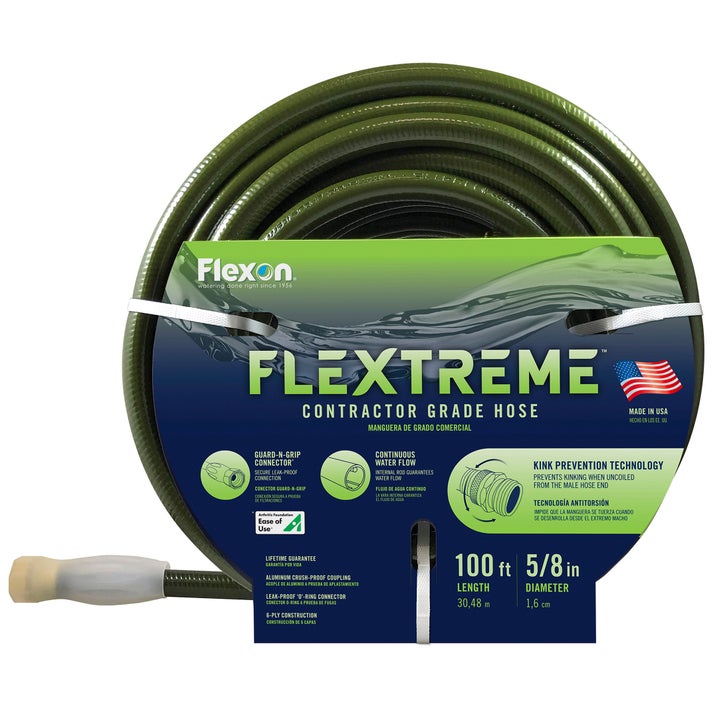 Flexon Contractor Grade Hose with Guard & Grip  5/8  X 100 - Image 8