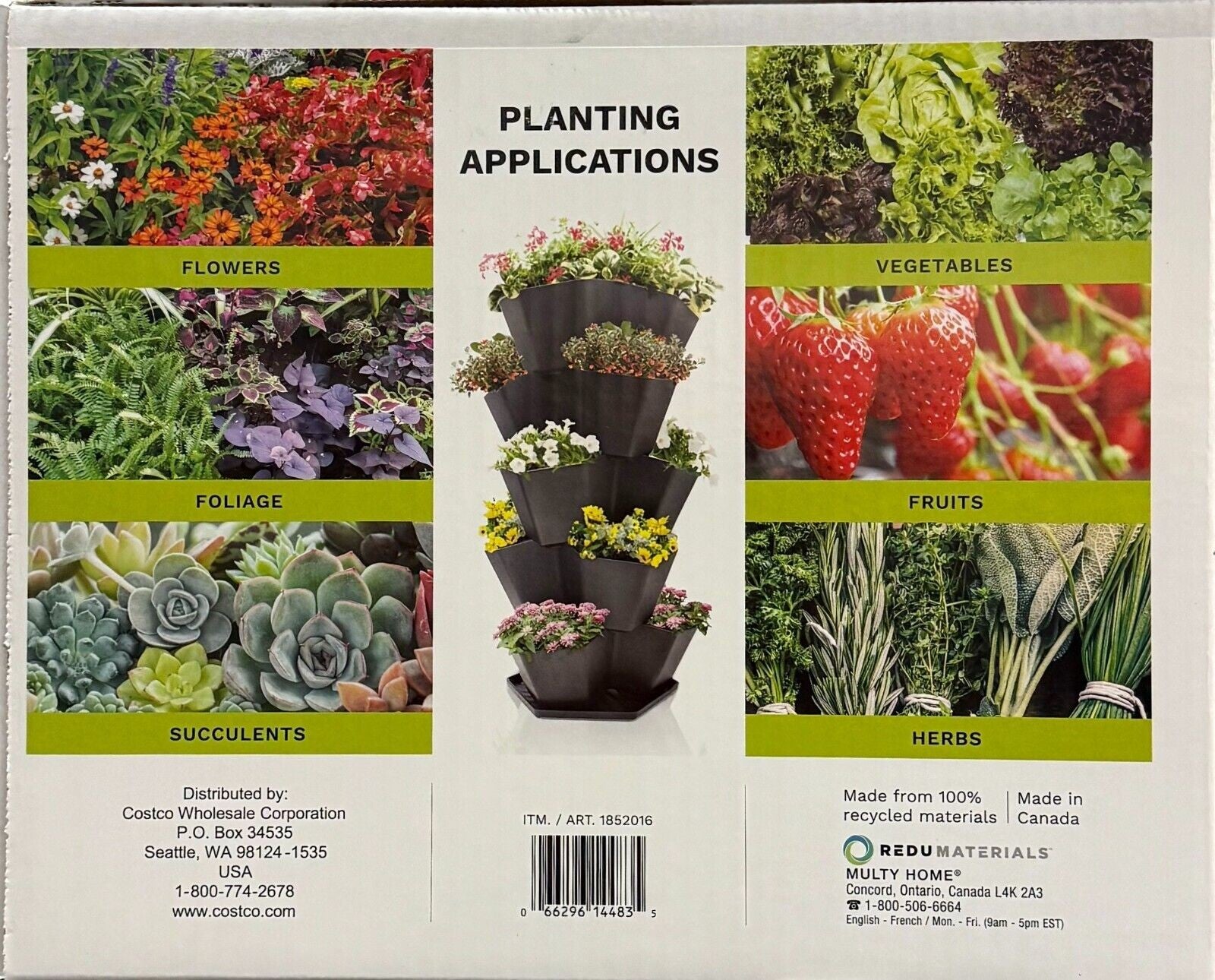5-Tier Stackable Planter by Multy - Image 1