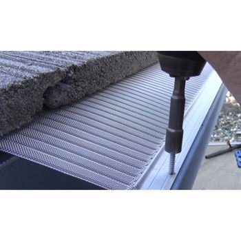 EasyOn Stainless Steel 36 Gutterguard - Fits 5  Gutters - Image 1