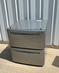 2 Stainless Steel Double Drawer Pedestal for Washer/Dryer - Image 1