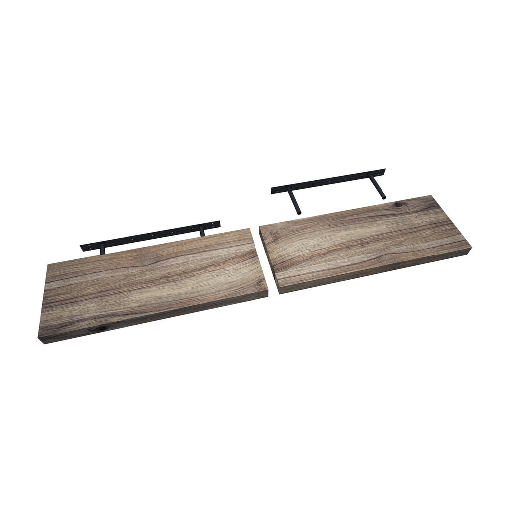 Vision Home Acacia Floating Shelves  24  (Set of 2) - Image 4