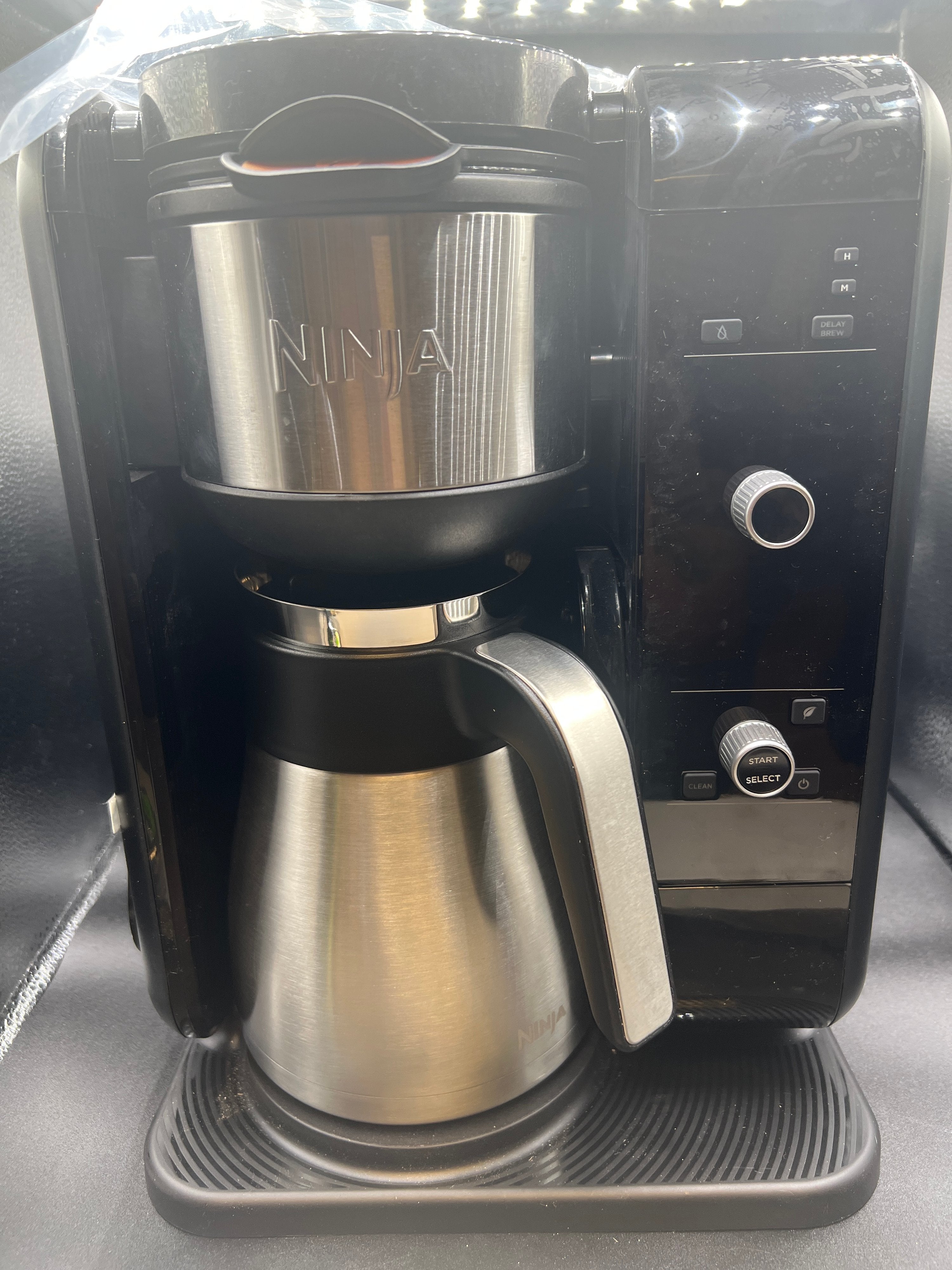 Ninja Coffee Maker Stainless Steel Thermal Carafe Black Drip Brewer - Image 1