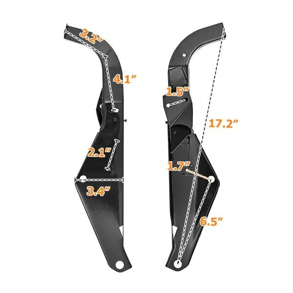 Outer Head Batwing Fairing Support Brackets for Harley Electra Glide  Street Glide 1996-2013
