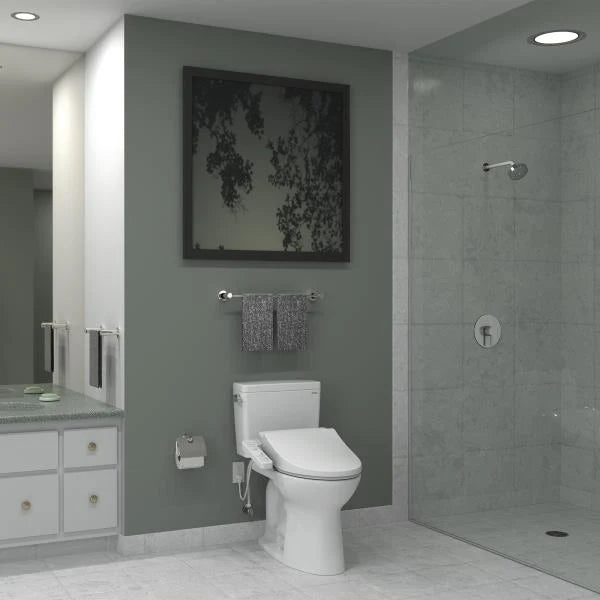 TOTO WASHLET A2 Electronic Bidet Toilet Seat Elongated Cotton White - SW300401