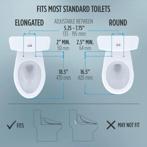 TOTO WASHLET A2 Electronic Bidet Toilet Seat Elongated Cotton White - SW300401