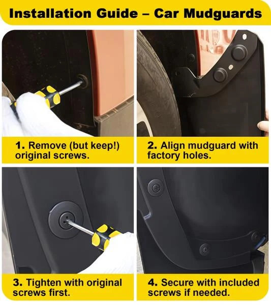 OEM-Style Mud Flaps for 2025-2026 Toyota 4Runner Splash Guards - Image 7