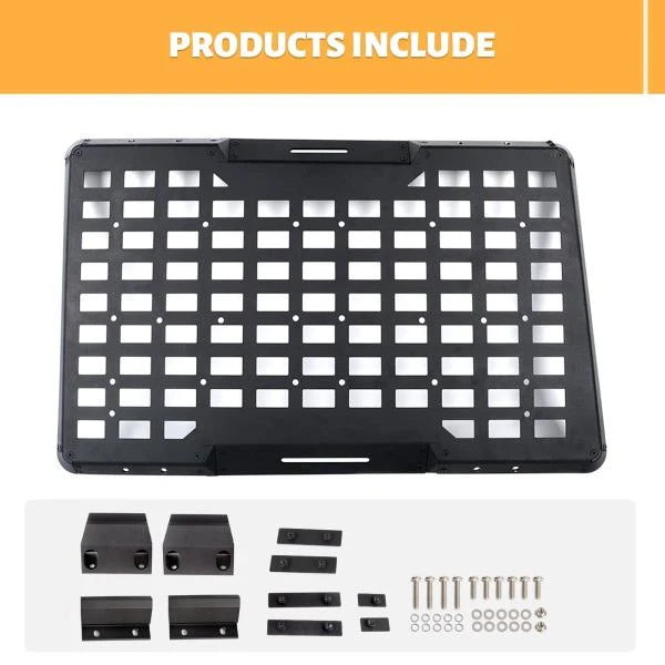 Rear Window Molle Panel Modular Storage System for 2018-2025 Jeep Wrangler JL 4 Doors Driver Side