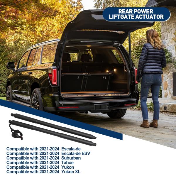 Rear Power Tailgate Lift Support Shock Struts for 2021-2024 Suburban Tahoe ESV Yukon XL Pair - Image 2