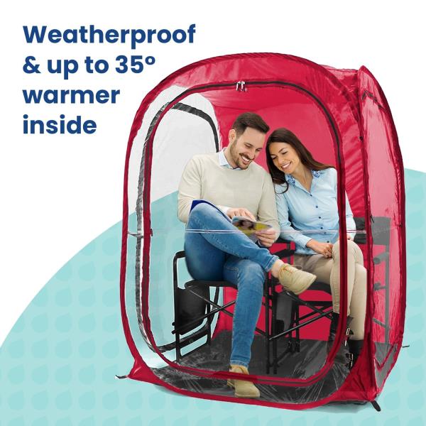 WeatherPod X-Large 12 Person Pop-Up Sports Shelter Royal Blue