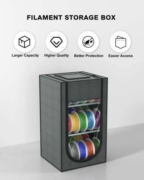 D Printer Filament Storage Box 30-Roll Capacity Waterproof Dust-Proof Oxford Cloth Organizer
