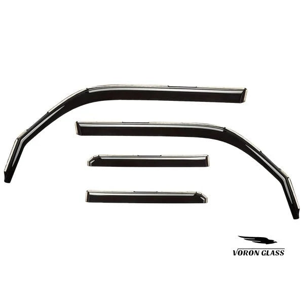 In-Channel Rain Guards for Toyota 4Runner 2010-2024 Window Deflectors 4 Pieces