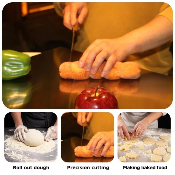 Stainless Steel Cutting Board for Kitchen Extra Large 70 x 50cm - Image 5