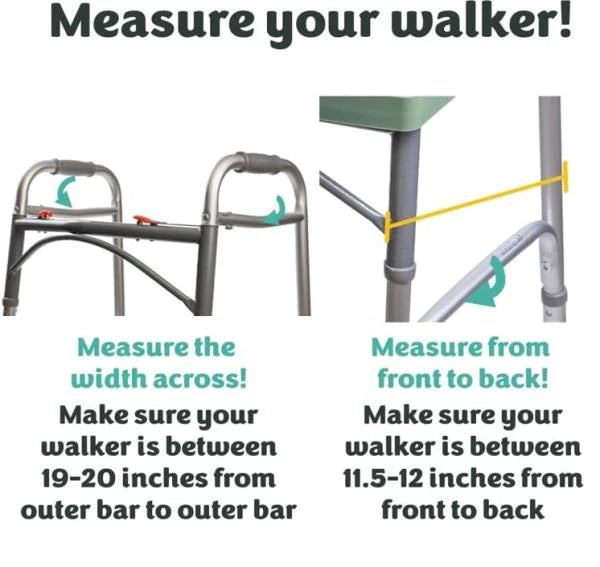 Green Walker Tray for Rolling Folding Walker with Cup Holder - Image 3