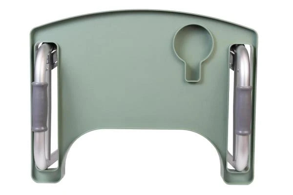 Green Walker Tray for Rolling Folding Walker with Cup Holder - Image 6