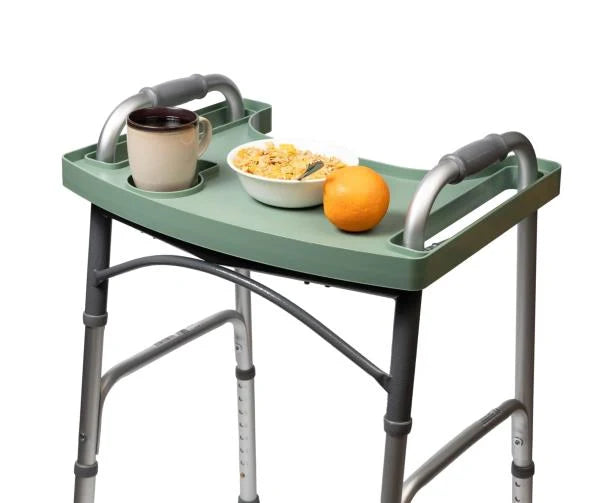 Green Walker Tray for Rolling Folding Walker with Cup Holder - Image 8
