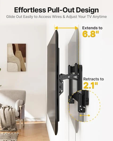 Heavy Duty Tilting TV Wall Mount for 55105 TVs up to 200lbs - Image 5