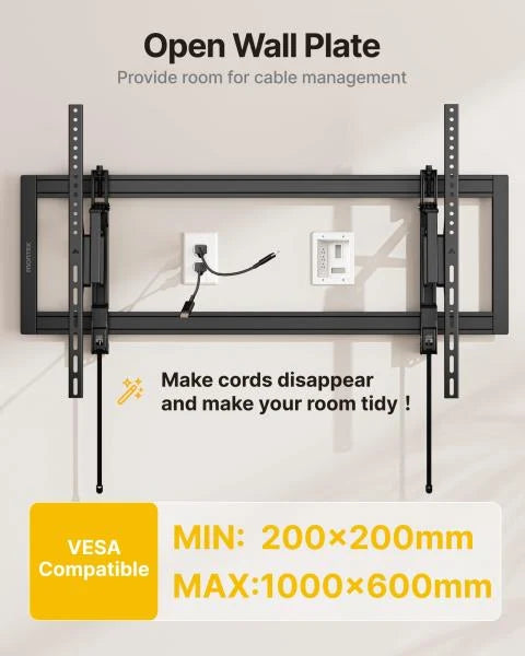 Heavy Duty Tilting TV Wall Mount for 55105 TVs up to 200lbs - Image 9