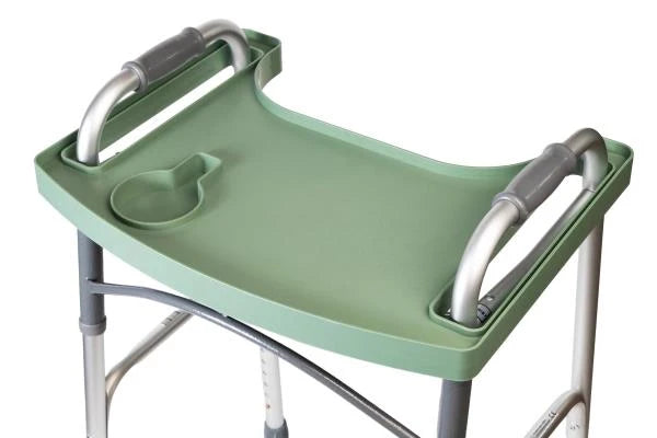 Green Walker Tray for Rolling Folding Walker with Cup Holder - Image 9