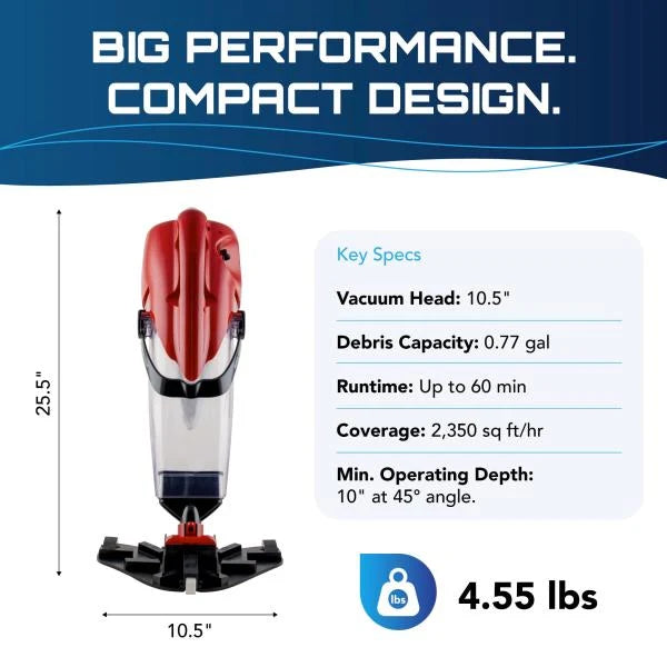 Pulse XL 350 Cordless Pool Vacuum for Inground Above Ground Pools - Image 7