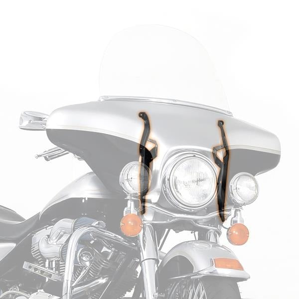 Outer Head Batwing Fairing Support Brackets for Harley Electra Glide  Street Glide 1996-2013