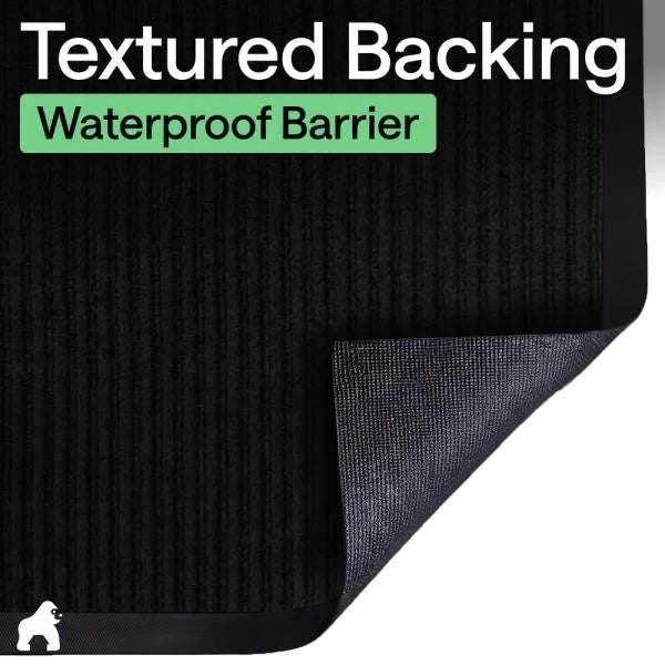 Traffic Guard Heavy Duty Indoor Outdoor Door Mat 72x48 Black Retail $55.00