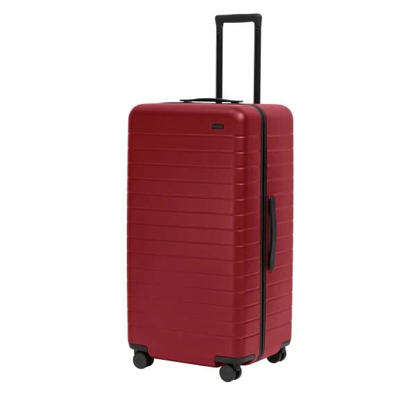Away Large Trunk 31-Inch Hardside Spinner Suitcase Tango Red Retail $435.00