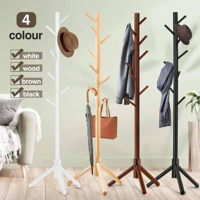 Adjustable Height Black Coat Stand with 3 Prong Legs Retail $13.50