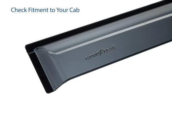 Goodyear Window Deflectors for Chevy SilveradoGMC Sierra 2500HD 3500HD 2020-2026 Crew Cab 4 pcs. Retail $99.00