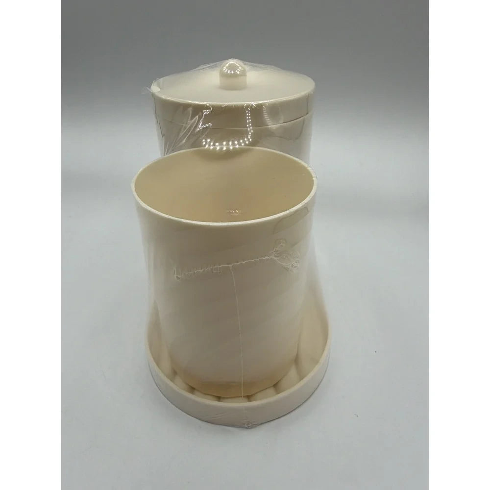 Beige Bathroom Accessory Vanity Organizer Set