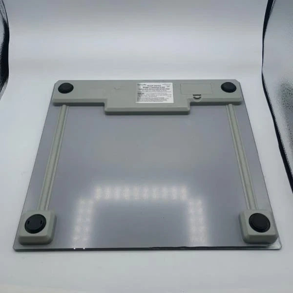 Digital Glass Body Weight Scale GrayClear