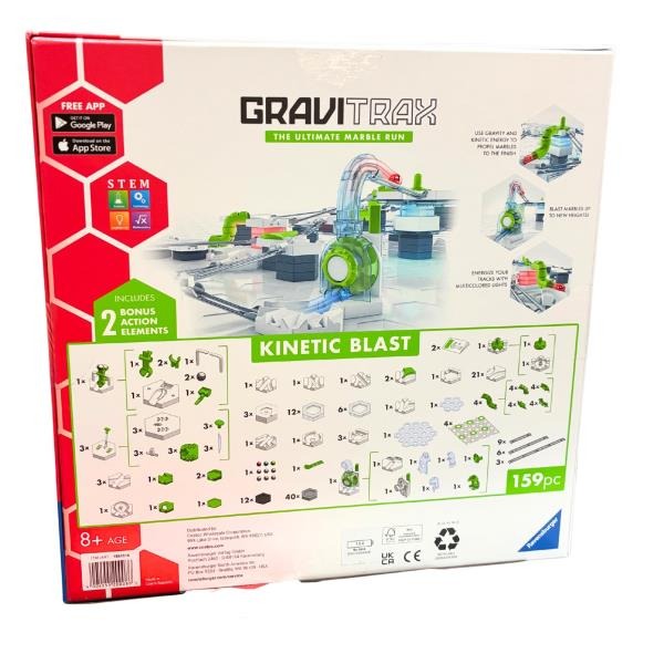 Ravensburger Gravitrax Kinetic Blast Ultimate Marble Run XL Starter Set 159 Pieces