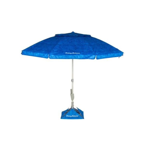 Tommy Bahama Blue Tropical Print Beach Umbrella Retail $75.00