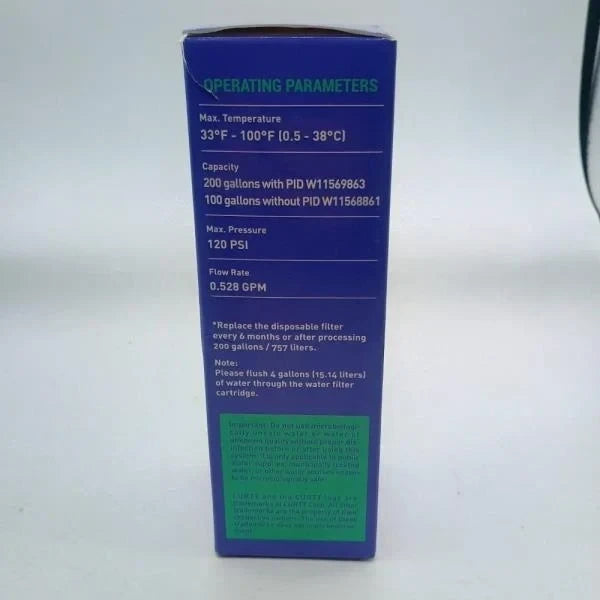 Refrigerator Ice  Water Filter Model CU008