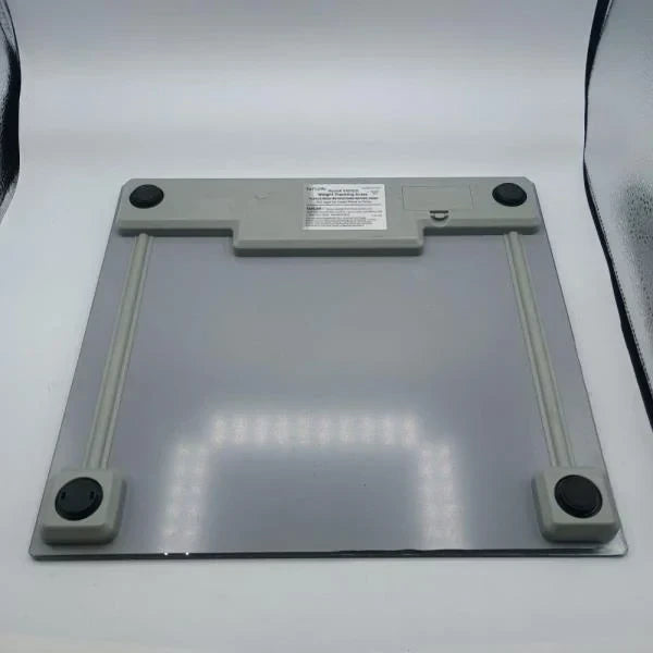 Digital Glass Body Weight Scale GrayClear