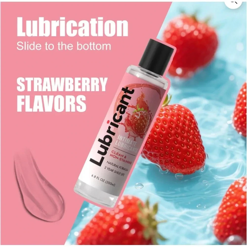 Strawberry Intimate Lubricant 6.8 FL OZ