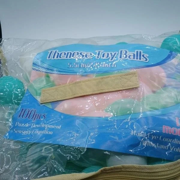 Toy Balls 100pcs 5.5cm2.15 inch for Kids 12 Month Multicolor