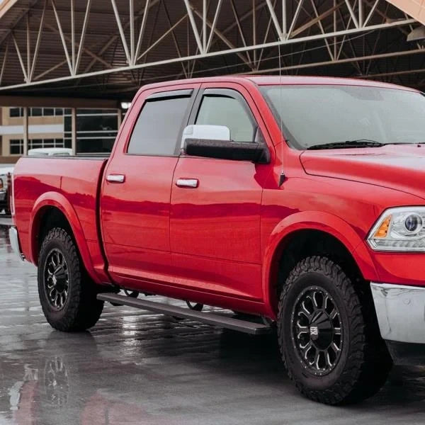 In-Channel Rain Guards for Dodge Ram 2009-2026 Crew and Mega Cab 4-Piece Set