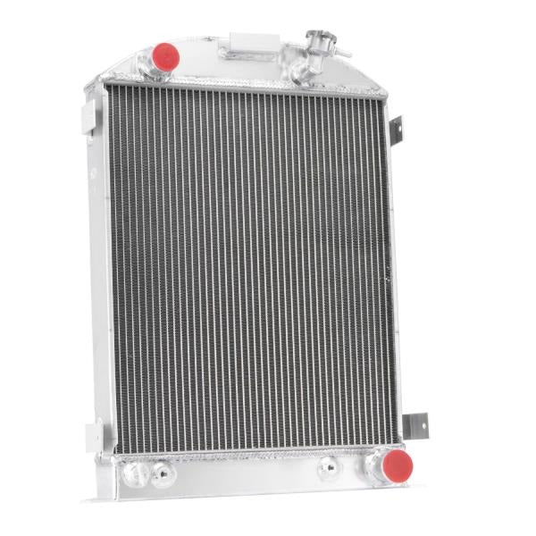 -Row Aluminum Radiator for 1930-1932 Ford Model A and 1933-1938 Ford Model 40 Chevy V8 Engine