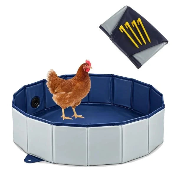 Chicken Coop Dust Bath Silver-Gray