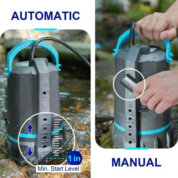 2 HP Automatic Submersible Sump Pump 3159 GPH