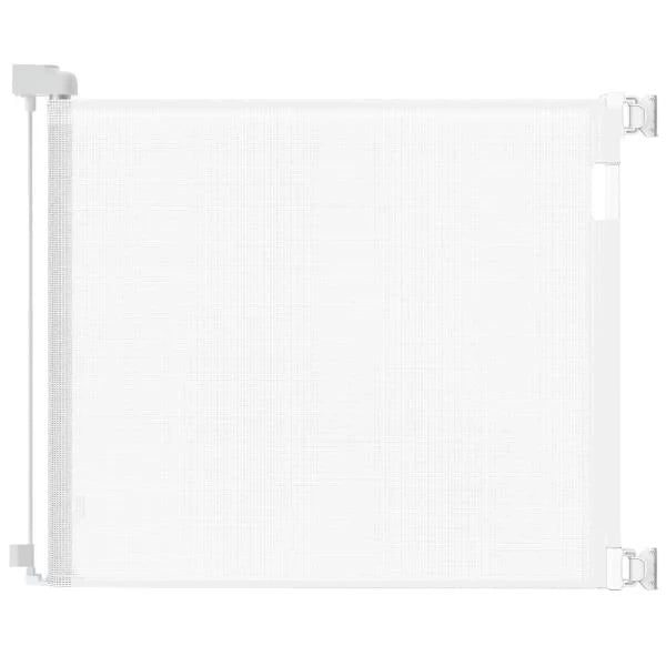 Retractable Baby Gate for Doorways and Stairs Mesh Safety Gate 33.6 Tall Expands to 55 Wide