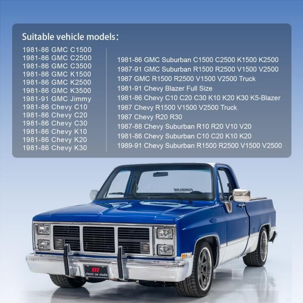 Front Door Window Weatherstrip Kit for GMC CK Series Jimmy Suburban and Chevy CK Blazer