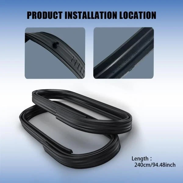 Front Door Window Weatherstrip Kit for GMC CK Series Jimmy Suburban and Chevy CK Blazer