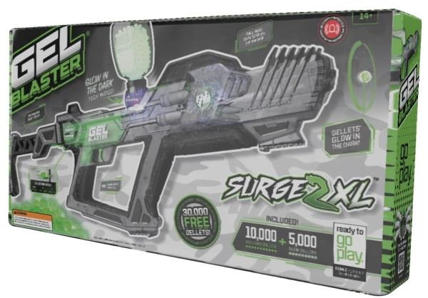 Gel Blaster Surge XL 2 Toy Foam Blaster with Starfire Glow Activator and Water Bead Ammo