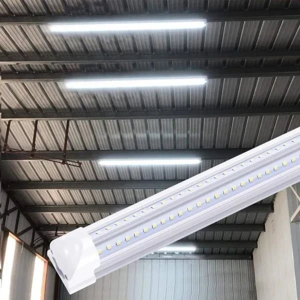 T8 Integrated LED Tube Lights 4ft V-Shape 36W 3600LM 6000K 6 Pack