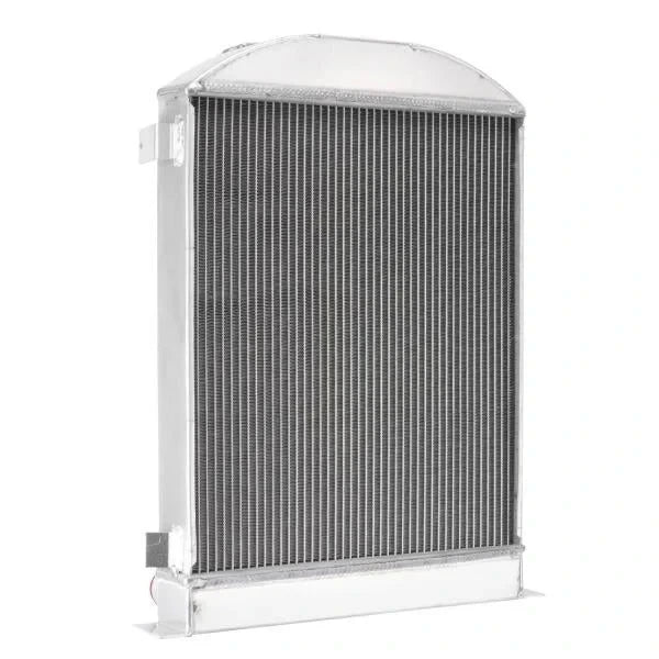 -Row Aluminum Radiator for 1930-1932 Ford Model A and 1933-1938 Ford Model 40 Chevy V8 Engine