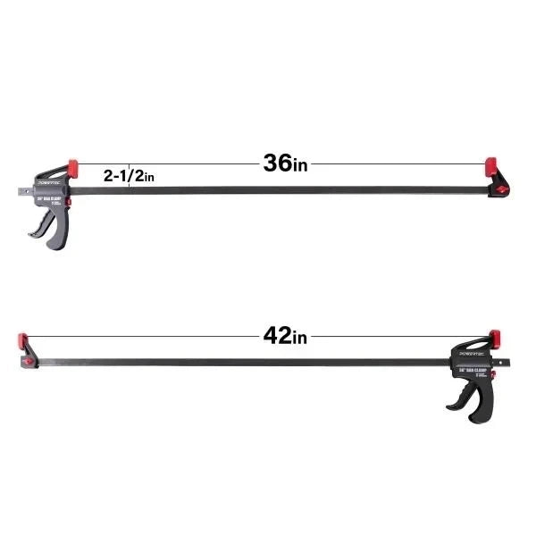 -Inch Ratchet Bar Clamps and Spreaders 2-Pack 71597